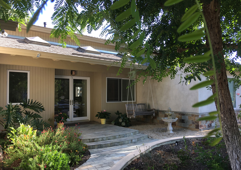 Entry Porch E, Green 2-Story Addition & Whole House Remodel, ENR architects, Granbury, TX 76049